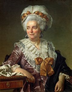 Portræt af Madame Charles-Pierre Pecoul, født Potain, svigermor til kunstneren, 1784 (se 82877 for portræt af hendes mand)